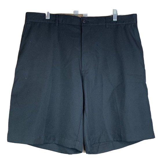 PGA Tour Other - PGA Tour Shorts Mens Size 36 Black Golf Chino Flat Front Casual Cargo 5 pockets